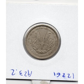 AEF Afrique Equatoriale Française 1 Franc 1948 Sup+, Lec.15 Union