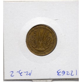 AOF Afrique Occidentale Française 5 Francs 1956 Sup-, Lec.14
