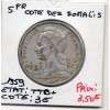 Cote des Somalis 5 francs 1959 TTB+, Lec.40 antilope