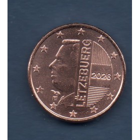 Pièce de 1 centime d'Euro Luxembourg - Grand-Duc Guillaume (2026 à nos jours)