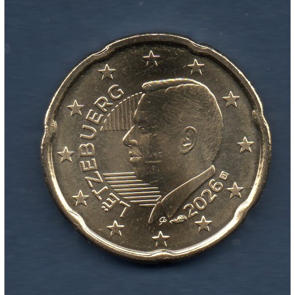 Pièce de 20 centimes d'Euro Luxembourg - Grand-Duc Guillaume (2026 à nos jours)