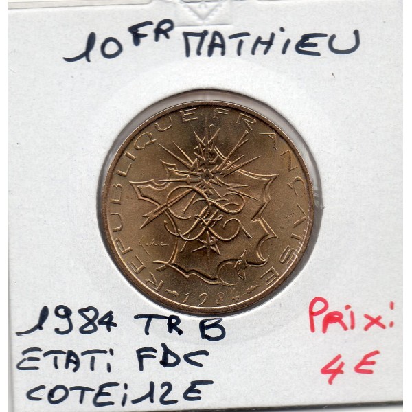 10 francs Mathieu 1984 tranche B FDC