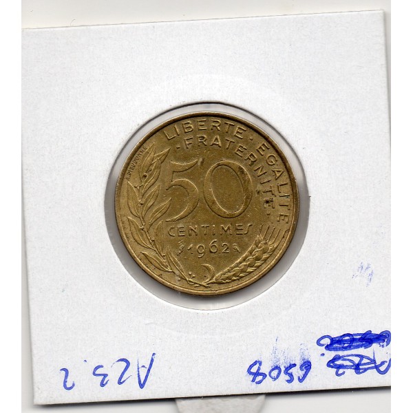 50 centimes Lagriffoul 1962 4 plis Sup- rare