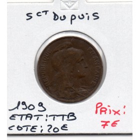 5 centimes Dupuis 1909 TTB