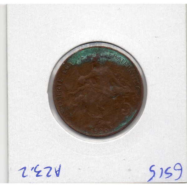 5 centimes Dupuis 1920 TB