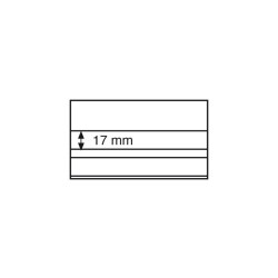Cartes standard PVC 148x85 mm, 2 bandes, noir