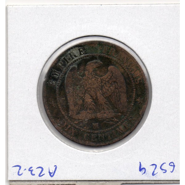 10 centimes Napoléon III tête nue 1854 MA Marseille TB+