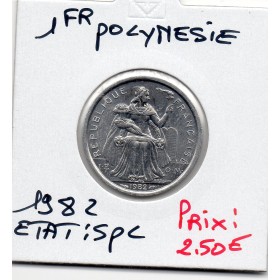 Polynésie Française 1 Franc 1982 Spl, Lec.10