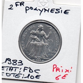 Polynésie Française 2 Francs 1983 FDC, Lec.32