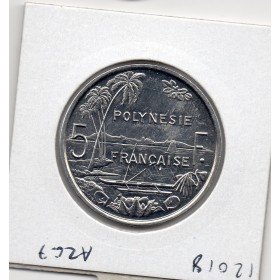 Polynésie Française 5 Francs 1987 Fdc, Lec.57
