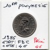 Polynésie Française 10 Francs 1985 FDC, Lec.79