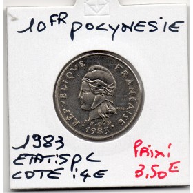 Polynésie Française 10 Francs 1983 Spl, Lec.77