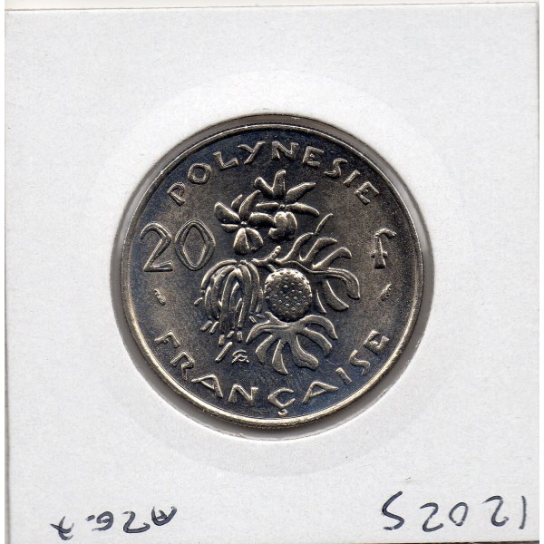 Polynésie Française 20 Francs 1986 FDC, Lec.102