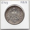 Wurtemberg 3 Mark 1914 TTB KM.635 Guillaume II