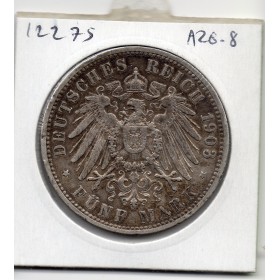 Bade 5 Mark 1903 G TTB KM.274 Frederic 1er