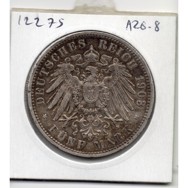 Bade 5 Mark 1903 G TTB KM.274 Frederic 1er