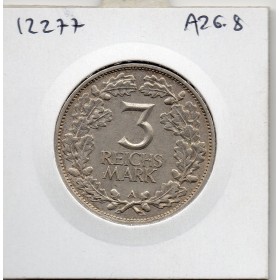 Allemagne weimar 3 reichsmark 1925 A, TTB+ KM.45 Rhénanie