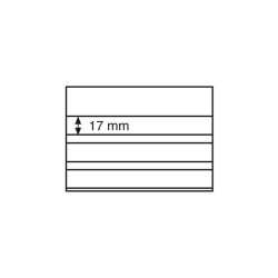 Cartes standard PVC 148x105 mm, 3 bandes, noir