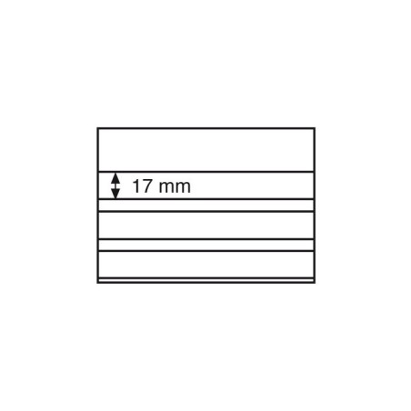 Cartes standard PVC 148x105 mm, 3 bandes, noir