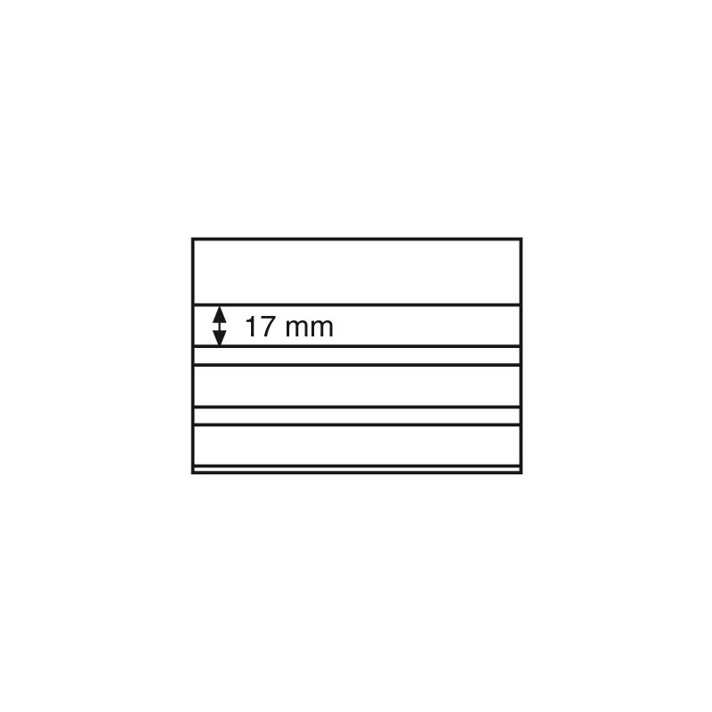 Cartes standard PVC 158x113 mm, 3 bandes, noir