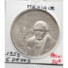Mexique 5 Pesos 1953 Spl, KM.468 Ano de Hidalgo