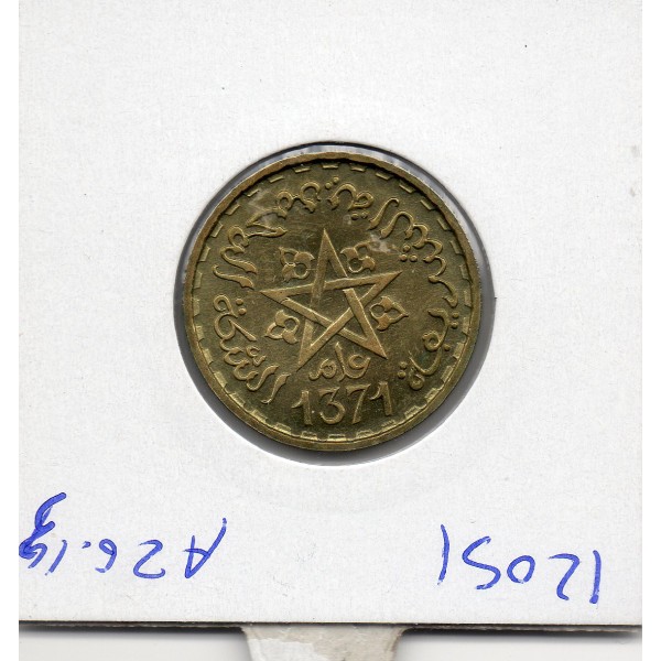 Maroc Essai 20 francs 1371 AH -1952 Spl , Lec.276