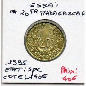 Madagascar essai 20 francs 1953 Spl, Lec 111 union française