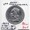 Madagascar essai 5 francs 1953 Spl, Lec.105 union française