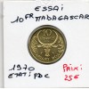 Madagascar Essai 10 francs 1970 FDC, KM.E9 Vanille