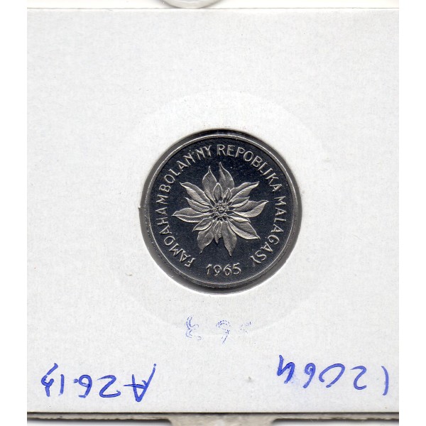 Madagascar Essai 2 francs 1965 FDC, KM.E7 Poinsettia