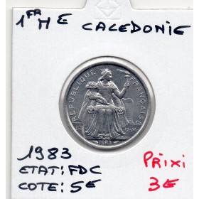 Nouvelle Calédonie 1 Franc 1983 FDC, Lec.46