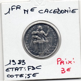Nouvelle Calédonie 1 Franc 1983 FDC, Lec.46