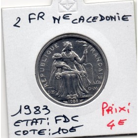 Nouvelle Calédonie 2 Francs 1983 FDC, Lec.63