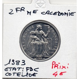 Nouvelle Calédonie 2 Francs 1983 FDC, Lec.63