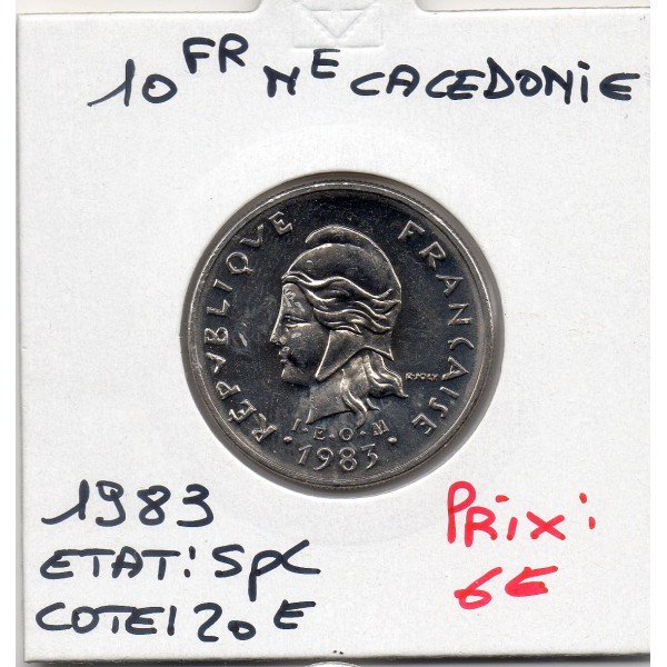 Nouvelle Calédonie 10 Francs 1983 Spl, Lec.94