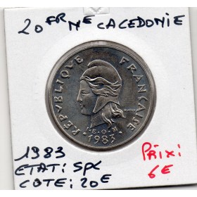 Nouvelle Calédonie 20 Francs 1983 Spl, Lec.111