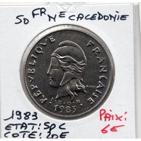 Nouvelle Calédonie 50 Francs 1983 Spl, Lec.125