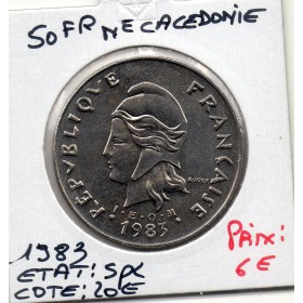 Nouvelle Calédonie 50 Francs 1983 Spl, Lec.125