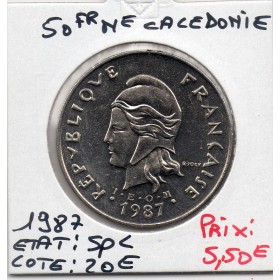 Nouvelle Calédonie 50 Francs 1987 Spl, Lec.126