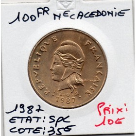 Nouvelle Calédonie 100 Francs 1987 Spl, Lec.135