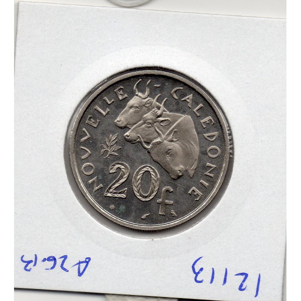 Nouvelle Calédonie essai 20 Francs 1967 Spl, Lec.119