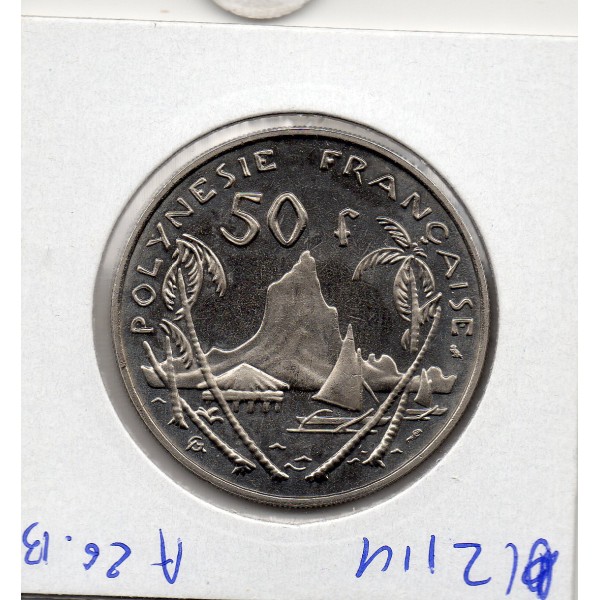 Polynésie Française essai 50 Francs 1967 Spl, Lec.110 union
