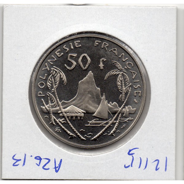Polynésie Française essai 50 Francs 1967 Spl, Lec.110 union