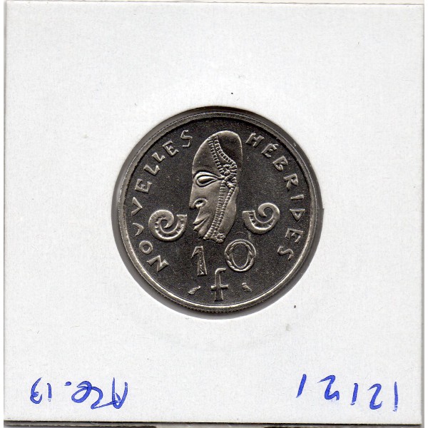 Nouvelles Hébrides essai 10 Francs 1967 FDC, Lec.28