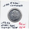Comores essai 1 franc 1964 Spl, Lec.32