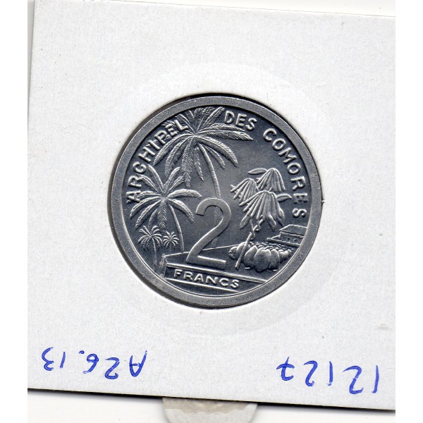 Comores essai 2 francs 1964 Spl, Lec.34