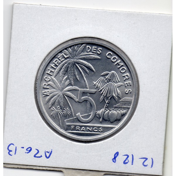 Comores essai 5 francs 1964 Spl, Lec.36