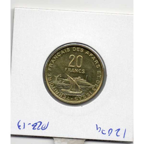 Afars et Issas essai 20 Francs 1968 Spl, Lec.64 République