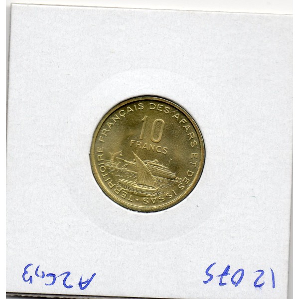 Afars et Issas essai 10 Francs 1969 Spl, Lec.60 République