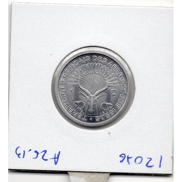 Afars et Issas essai 1 Franc 1969 Spl, Lec.50 République